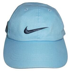 Nike Light Blue Embroidered Swoosh Dad Hat Classic Adjustable Cap Unisex